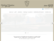 Tablet Screenshot of hmgolfclub.org